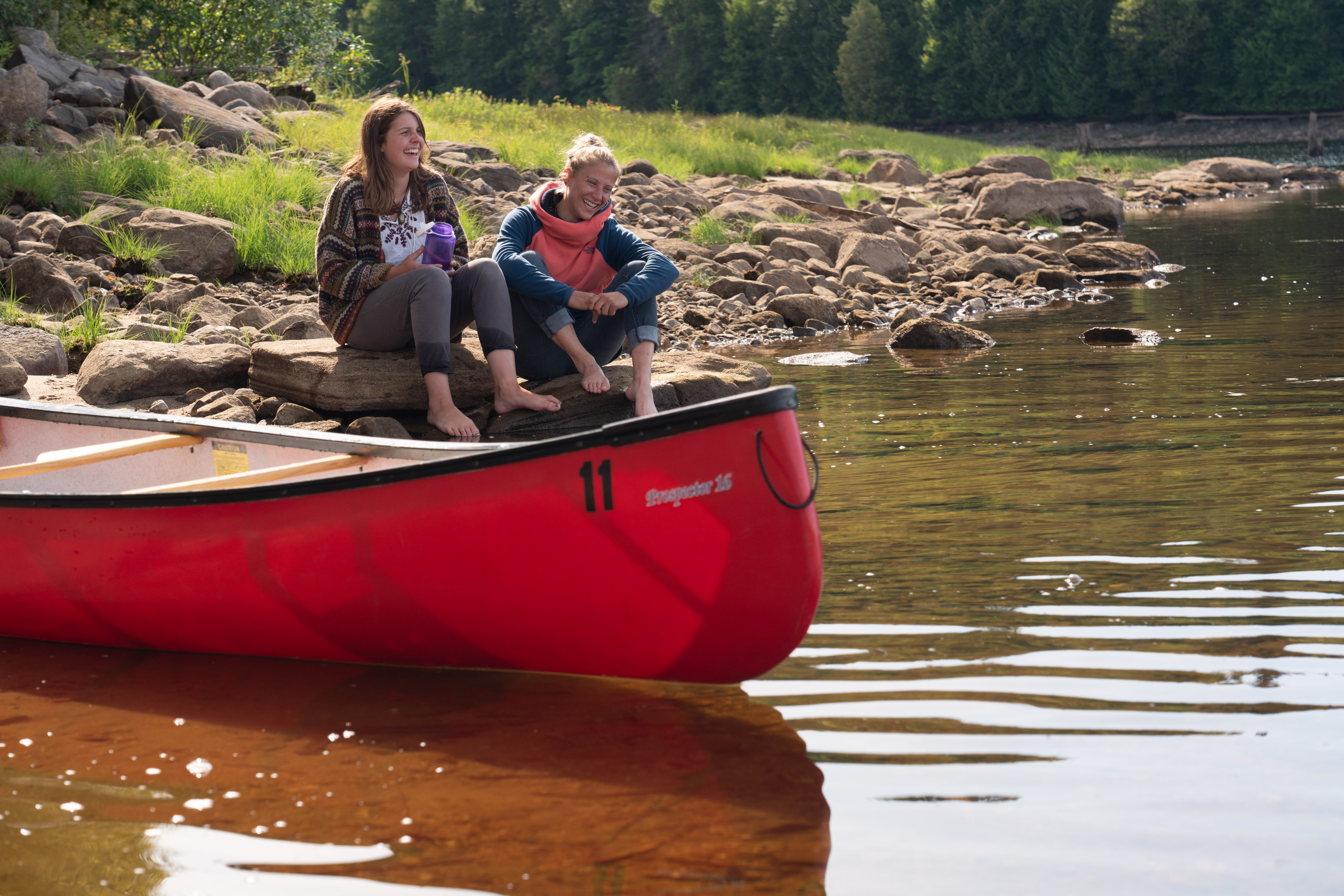 Camping accessible en voiture au Parc régional Kiamika