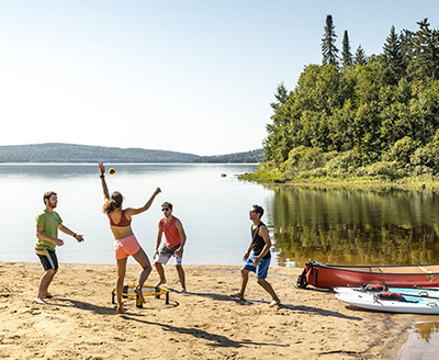 Outdoor activities at Kiamika Regional Park